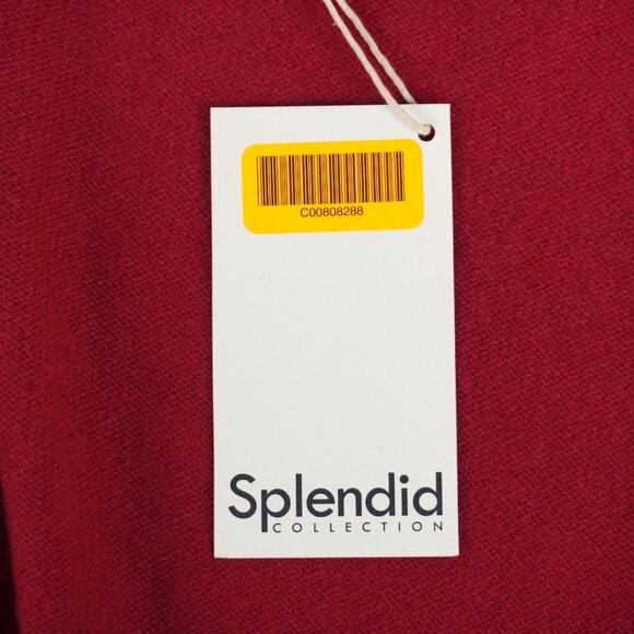 Splendid Tori Cashmere Cardigan with Pockets in Holly Red Size Small (NWT) - Picture 7 of 9